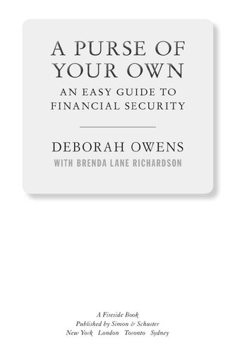 A Purse of Your Own: An Easy Guide to Financial Security