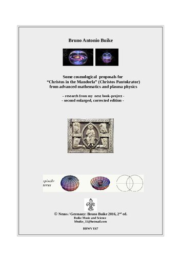 Some cosmological proposals for “Christus in the Mandorla” (Christos Pantokrator) from advanced mathematics and plasma physics