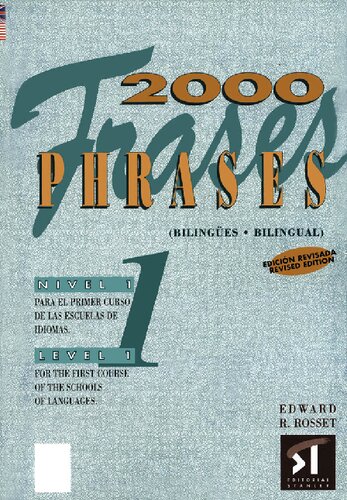 2000 Frases bilingües 1 - 2000 Bilingual phrases 1: Inglés Español