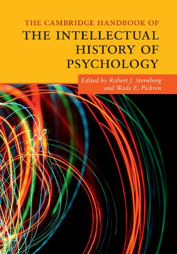 The Cambridge Handbook of the Intellectual History of Psychology