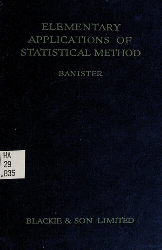 Elementary Applications of Statistical Method