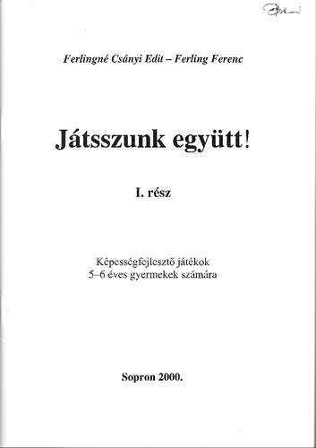 Játsszunk együtt! I.