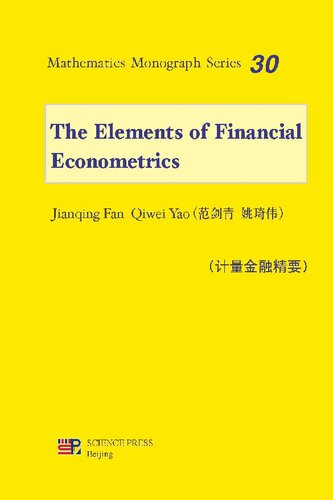 The Elemenets of Financial Econometrics