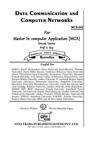 MCS-042 Data Communication And Computer Networks