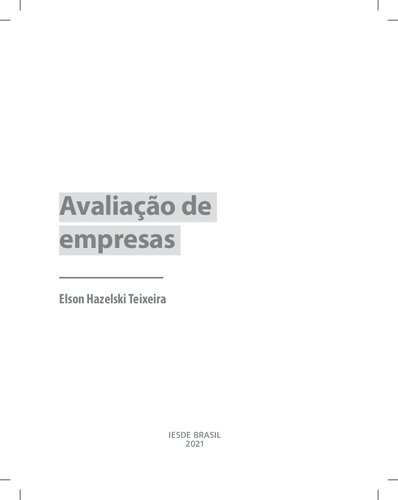 Avaliação de empresas