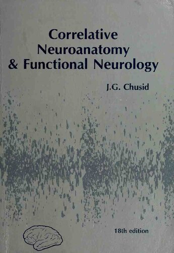 Correlative neuroanatomy & functional neurology