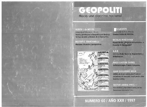 Geopolítica, hacia una doctrina nacional