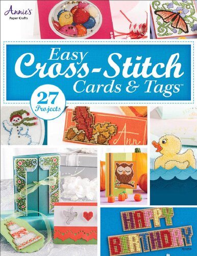 Easy Cross-Stitch Cards & Tags (Annies Attic)