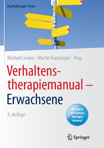 Verhaltenstherapiemanual – Erwachsene (German Edition)