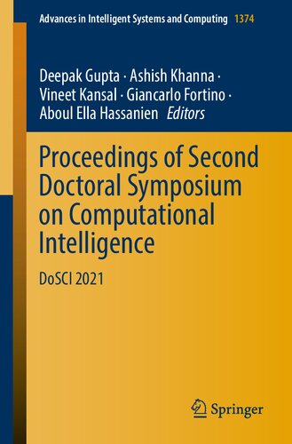 Proceedings of Second Doctoral Symposium on Computational Intelligence : DoSCI 2021