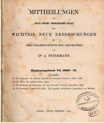 Die arktische Fischerei der deutschen Seestädte 1620-1868