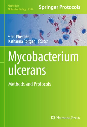 Mycobacterium ulcerans: Methods and Protocols