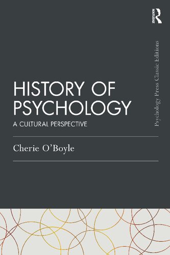 History of psychology. A cultural perspective.