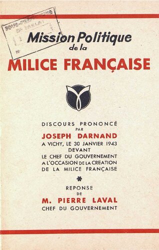 Mission politique de la Milice française