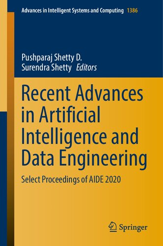 Recent Advances in Artificial Intelligence and Data Engineering: Select Proceedings of AIDE 2020 (Advances in Intelligent Systems and Computing, 1386)