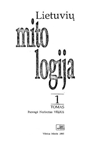 Lietuvių mitologija