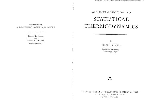 An Introduction to Statistical Thermodynamics