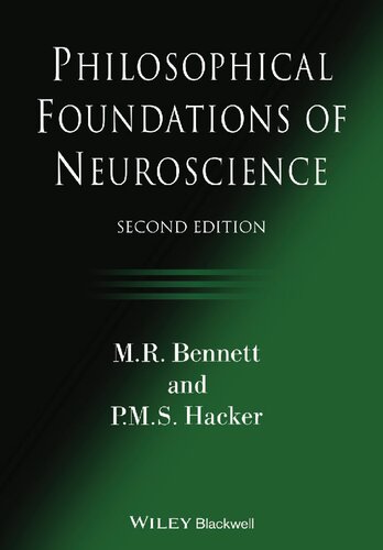 Philosophical Foundations of Neuroscienc