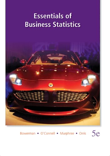 Essentials of Business Statistics