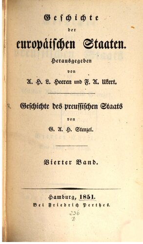 Geschichte des preussischen Staats