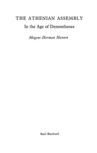 Athenian Democracy in the Age of Demosthenes