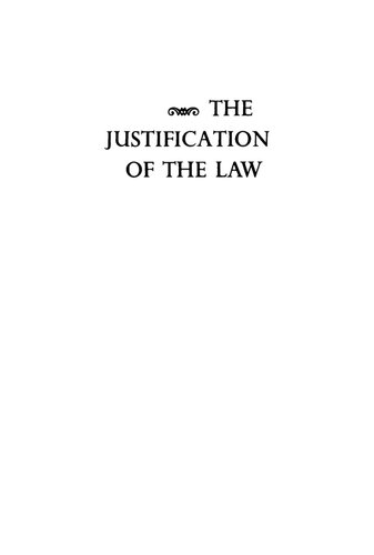 The Justification Of The Law