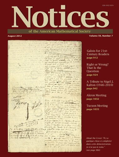 Notices of the American Mathematical Society