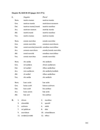 (Workbook Answer key part II) Learn to Read Latin