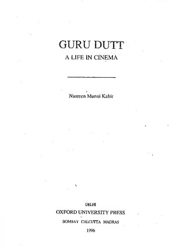 Guru Dutt: A Life in Cinema