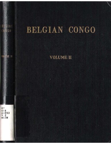 Belgian Congo. Volume II.