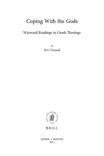 Coping with the gods: wayward readings in Greek theology