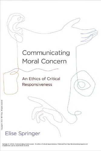 Communicating Moral Concern: An Ethics of Critical Responsiveness