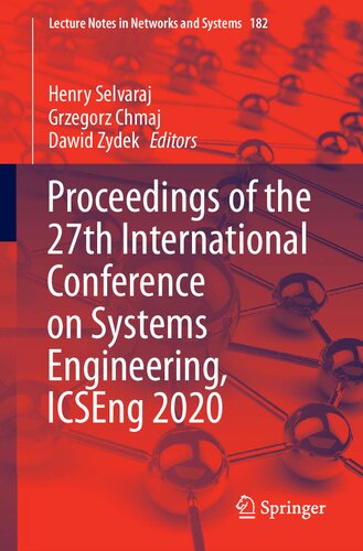 Proceedings of the 27th International Conference on Systems Engineering, ICSEng 2020: 182 (Lecture Notes in Networks and Systems, 182)