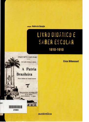 Livro didático e saber escolar - 1810-1910