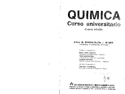 Quimica: Curso universitario