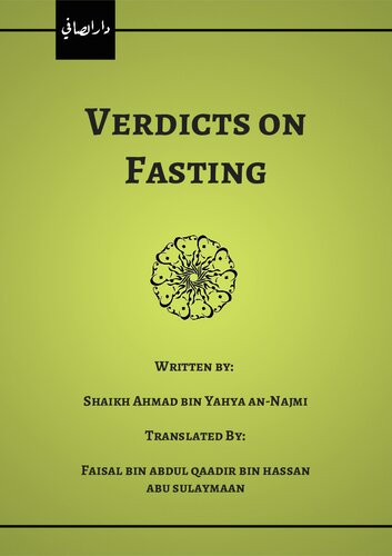 Verdicts on Fasting