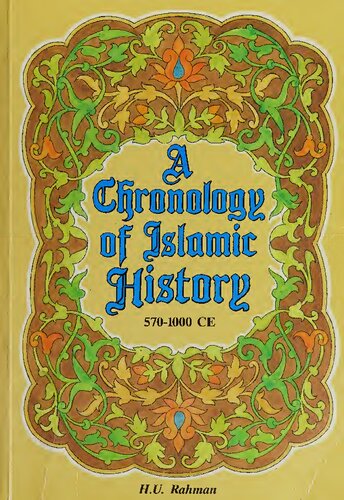 A Chronology of Islamic History 570-1000 CE