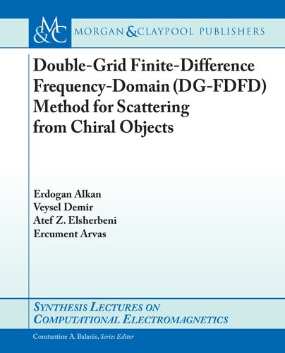 Double-grid finite-difference frequency-domain (DG-FDFD) method for scattering from chiral objects