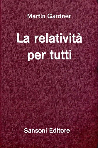 La relatività per tutti