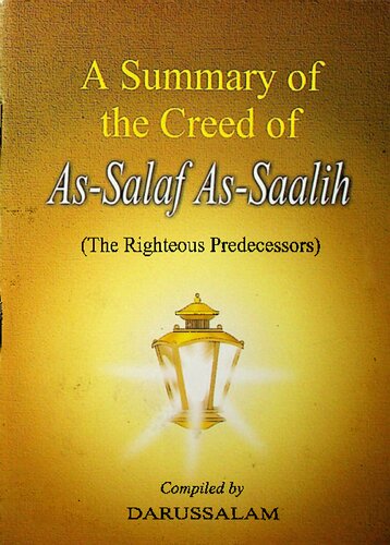 A Summary of the Creed of As-Salaf as-Saalih