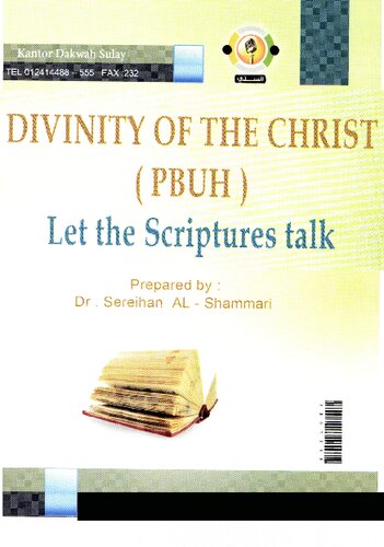 Divinity of the Christ, Let the Scriptures Talk