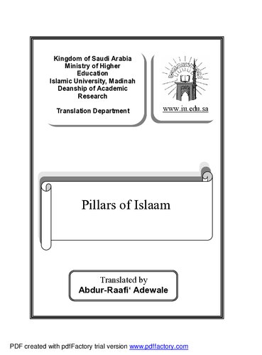 Pillars of Islaam