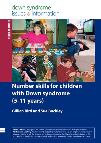 Number skills for children with Down syndrome (5-11 years)