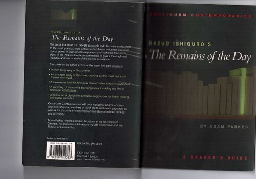 Kazuo Ishiguro's The Remains of the Day: A Reader's Guide