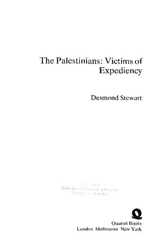 The Palestinians, victims of expediency