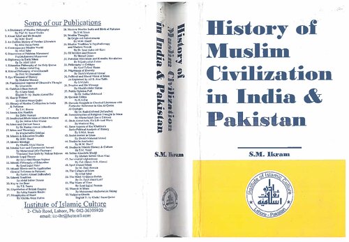 History of Muslim Civilization in India and Pakistan