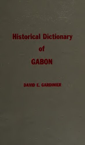 Historical dictionary of Gabon (African historical dictionaries)