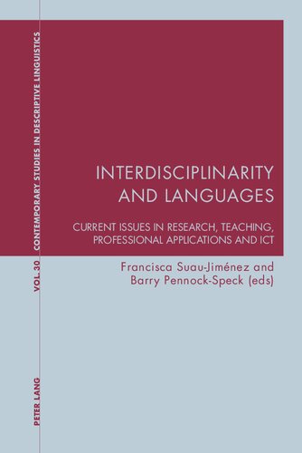 Interdisciplinarity and Languages: Current Issues in Research, Teaching, Professional Applications and ICT