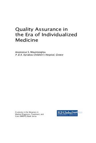 Quality Assurance in the Era of Individualized Medicine