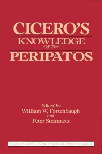 Cicero's Knowledge of the Peripatos